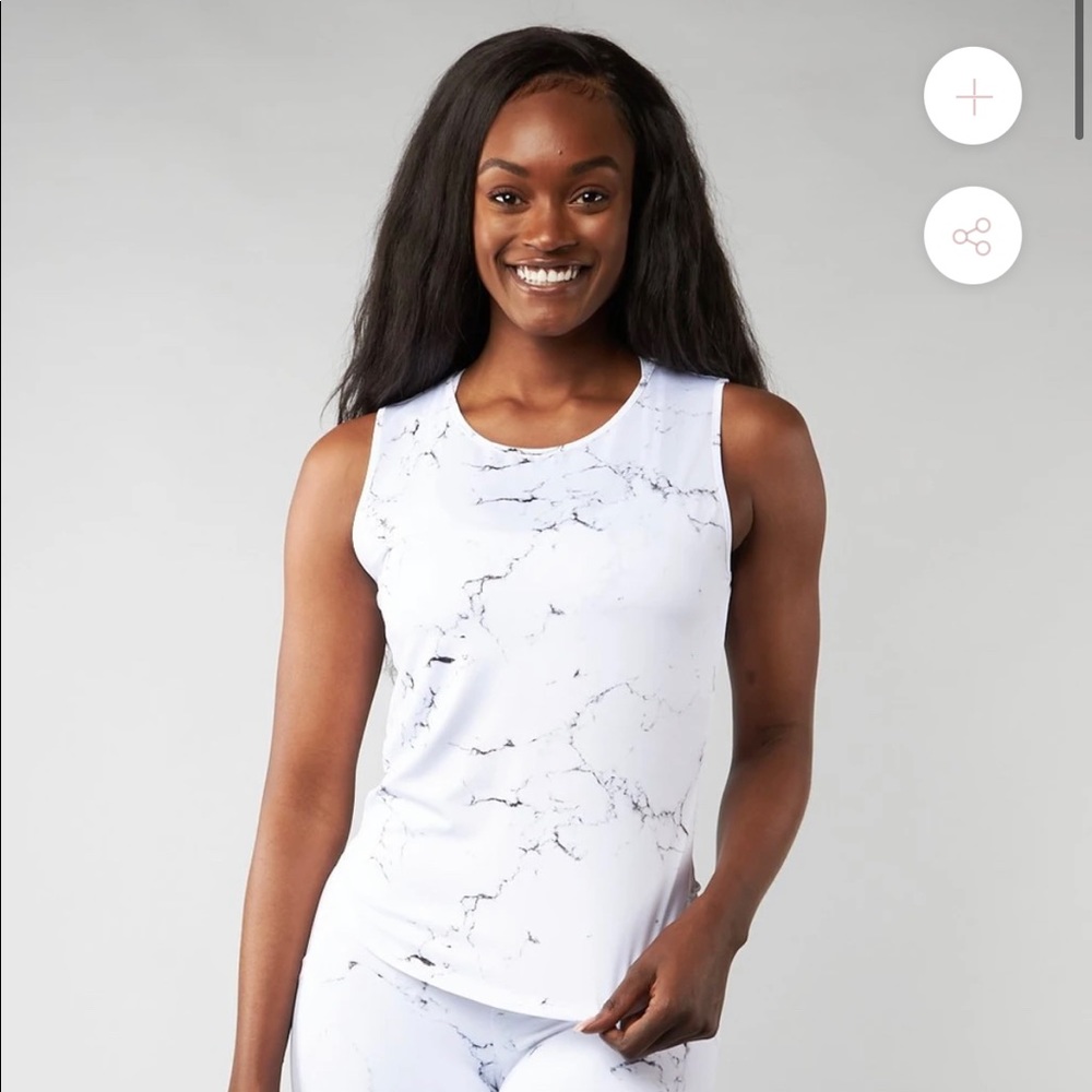 Buffbunny Collection Limitless Flow Marble Tank